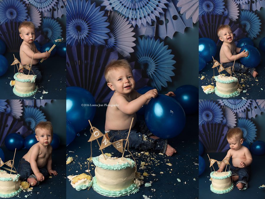 cake smash session baby photography