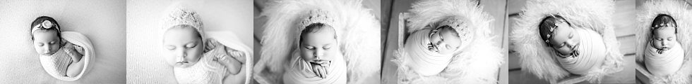 black and white newborn pictures