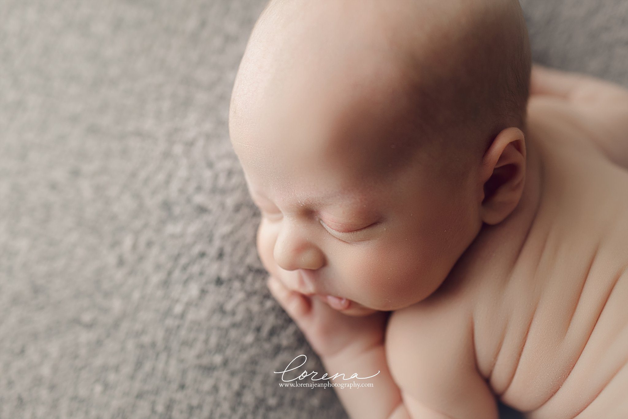 newborn profile shot